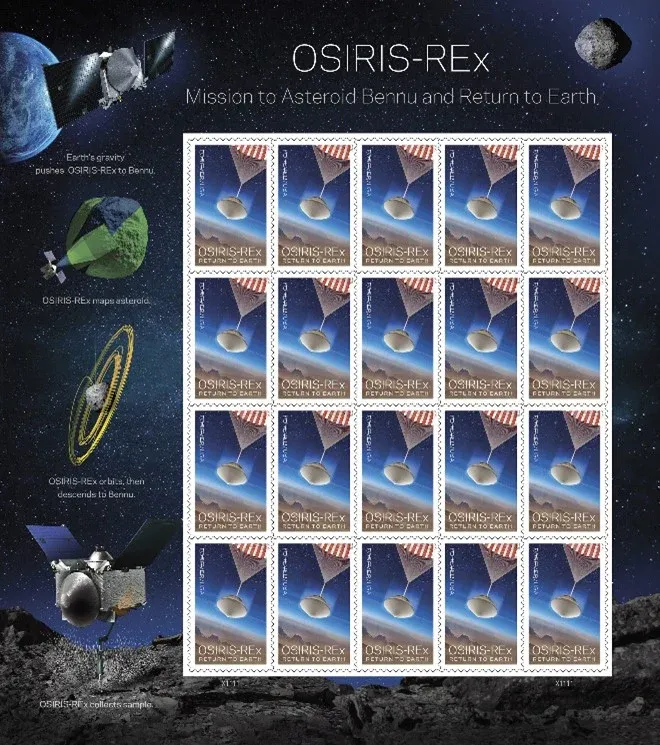 osiris-rex-stamps osiris rex stamps - USPS Forever Stamps