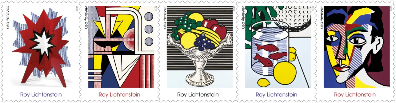 roy-lichtenstein roy lichtenstein - USPS Forever Stamps