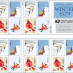 Winter Fun 2014 3 - USPS Forever Stamps winterfun1000 - USPS Forever Stamps