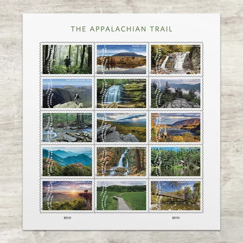 2025 The Appalachian Trail Forever First Class Postage Stamps 1 - USPS Forever Stamps 2025 The Appalachian Trail Forever First Class Postage Stamps